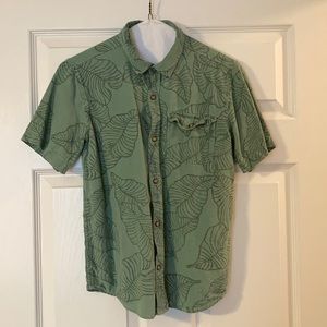 Boys casual short sleeve button up